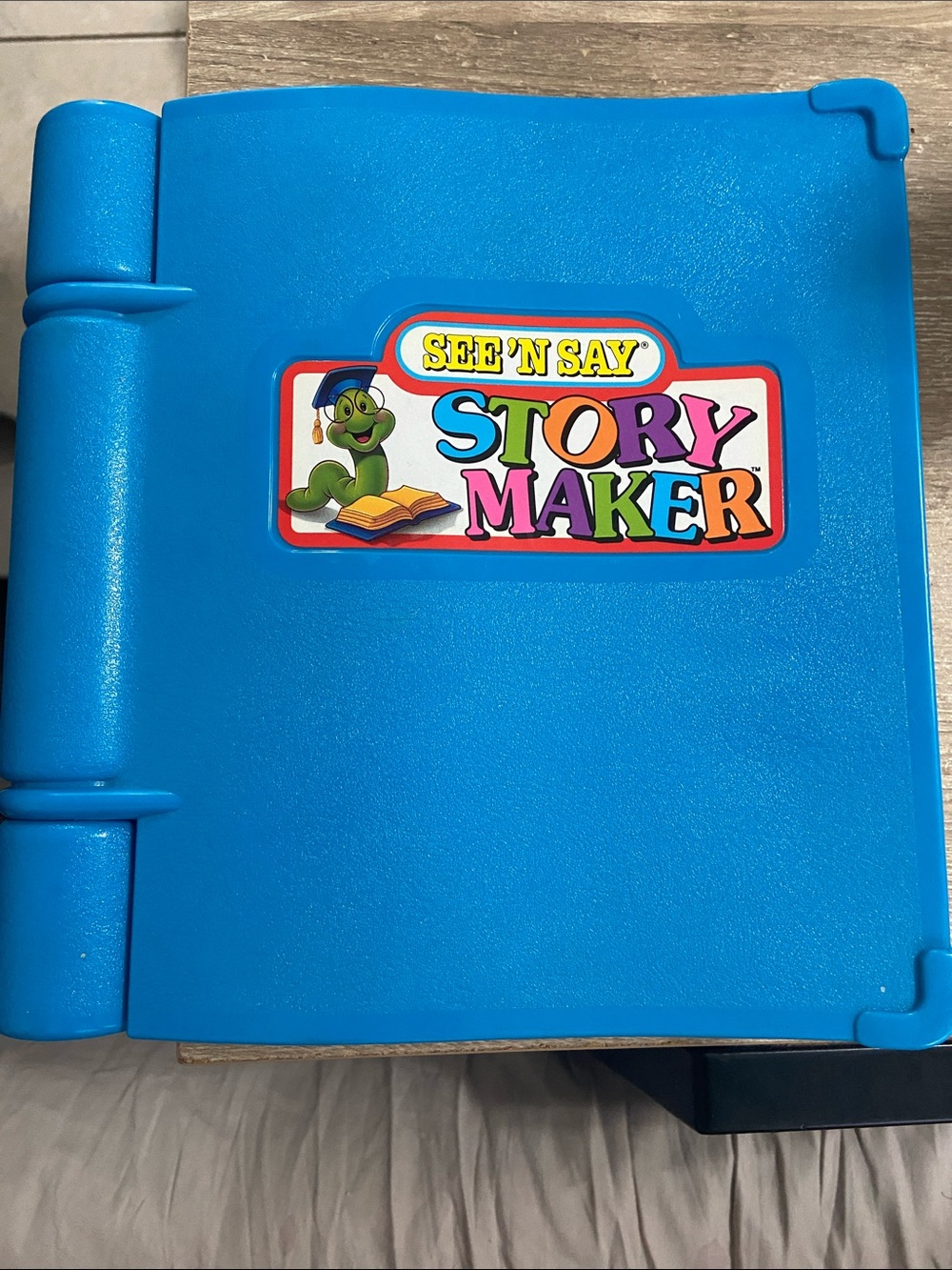 See 'N Say Story Maker Blue Book Mattel 1991 Vintage Tested Working